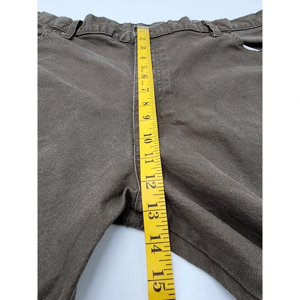 Mens Y2K Dickies Tan Khaki Brown Canvas Carpenter Work Pants Size 40x30 - Picture 14 of 16